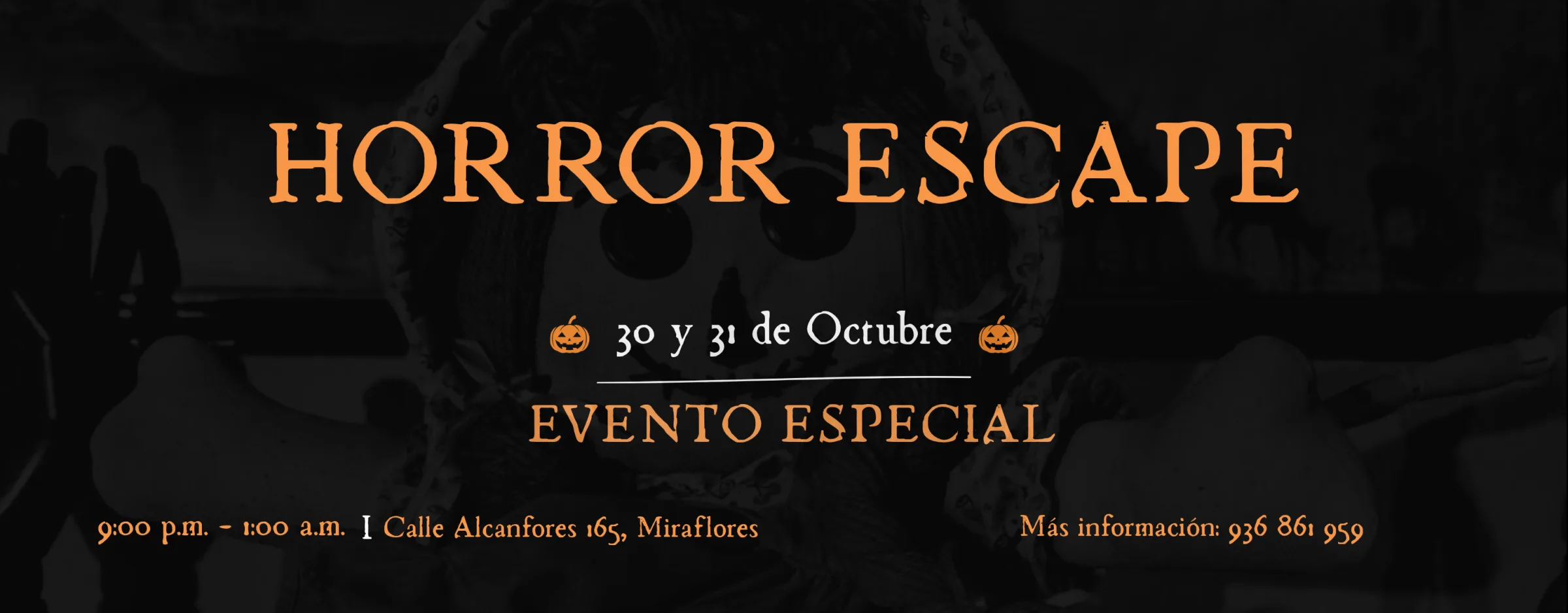 Evento Horror Escape
